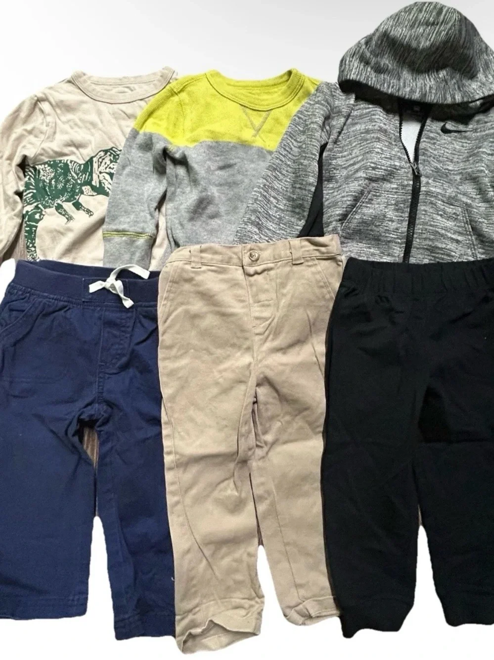Toddler Boy Winter Khakis Gap Dinosaur Long Sleeves Size 18-24 Months